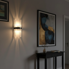 Elegant Crystal Wall Sconce - Adjustable LED Wall Lights for Modern Spaces