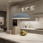 Haft Pendant Light - Scandinavian Kitchen Pendant Lighting with Wood & Iron