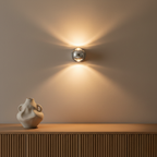 Diabolo Wall Light - Sculptural Hourglass Sconce with Dual Beam Illumination