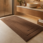 CloudStep Non-Slip Microfiber Bath Mat | Ultra-Absorbent Bathroom Rug for Modern Decor