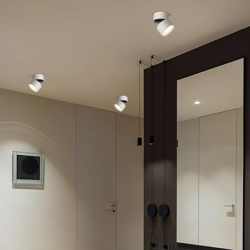 Sleek Adjustable LED Spotlight Ceiling Light for Modern Interiors