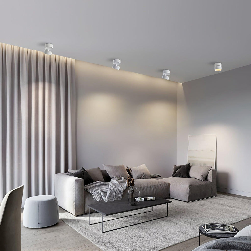 Sleek Adjustable LED Spotlight Ceiling Light for Modern Interiors