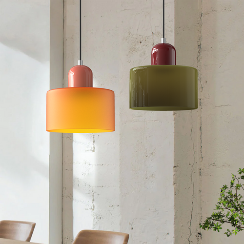 Bauhaus Glass Pendant Light - Modern Kitchen Pendant Lighting Fixture