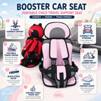 Booster Car Seat Portable Child Travel Support Seat