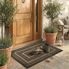 TerraMat - Non-Slip Curved Thread  Outdoor Doormat for Entryways & Patios