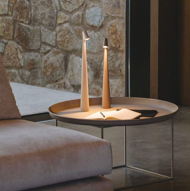 Wireless LED Table Lamp with Touch Dimming Function