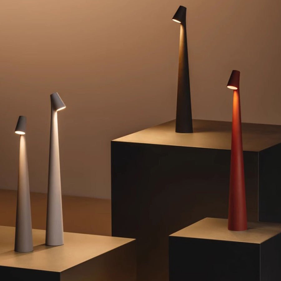 Wireless LED Table Lamp with Touch Dimming Function