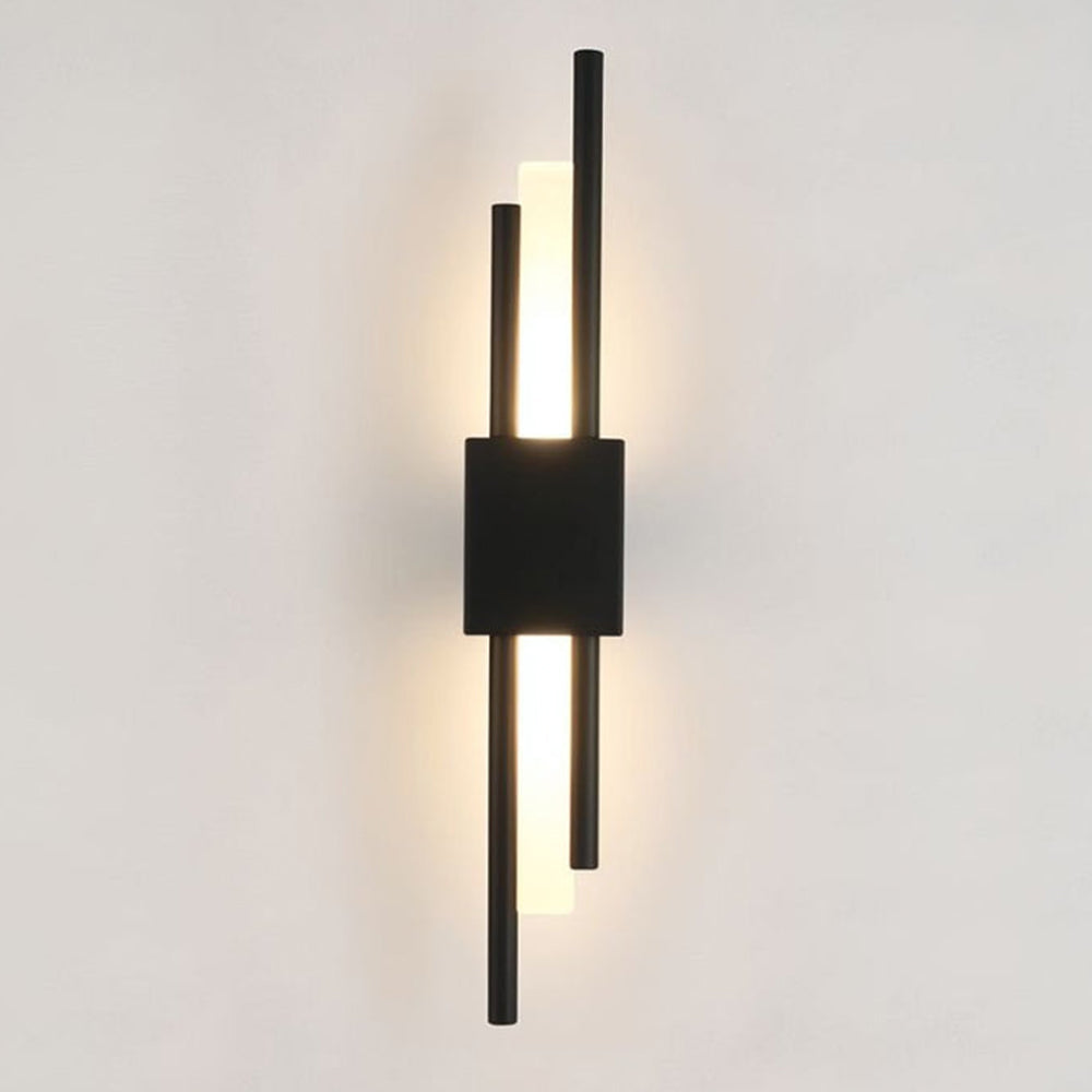 Elegant Black and Gold Wall Sconce Lighting Fixture
