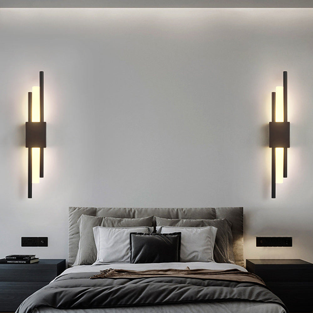 Elegant Black and Gold Wall Sconce Lighting Fixture