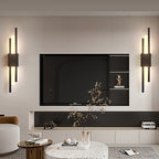 Elegant Black and Gold Wall Sconce Lighting Fixture