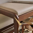 Elegant Shoe Rack Storage Bench - Entryway Shoe Storage with Leather Seating