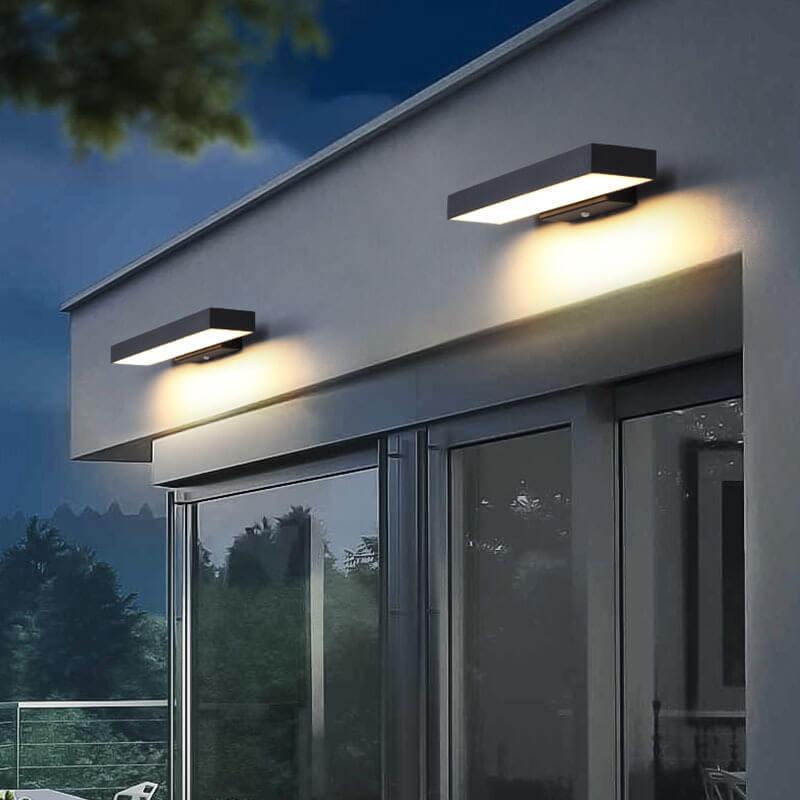 Modern Outdoor Wall Lantern | Waterproof LED Wall Lights for Patios or Backyard