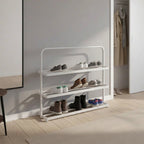 Modern Minimalist 3-Tier Shoe Rack - Durable Iron Shoe Storage Organizer