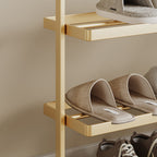 Modern Minimalist 3-Tier Shoe Rack - Durable Iron Shoe Storage Organizer