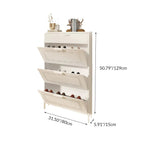 Modern Minimalist 3-Tier Steel Shoe Rack - Stylish Shoe Storage Organizer