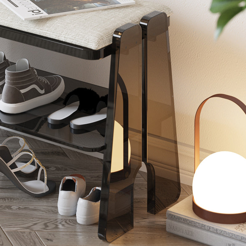 Modern Minimalist Shoe Storage Cabinet - 2/3 Tier Cotton Linen Design for Entryway