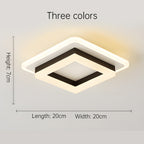 Modern Square Flush Mount Ceiling Light - Energy-Efficient LED Illumination