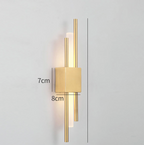 Elegant Black and Gold Wall Sconce Lighting Fixture