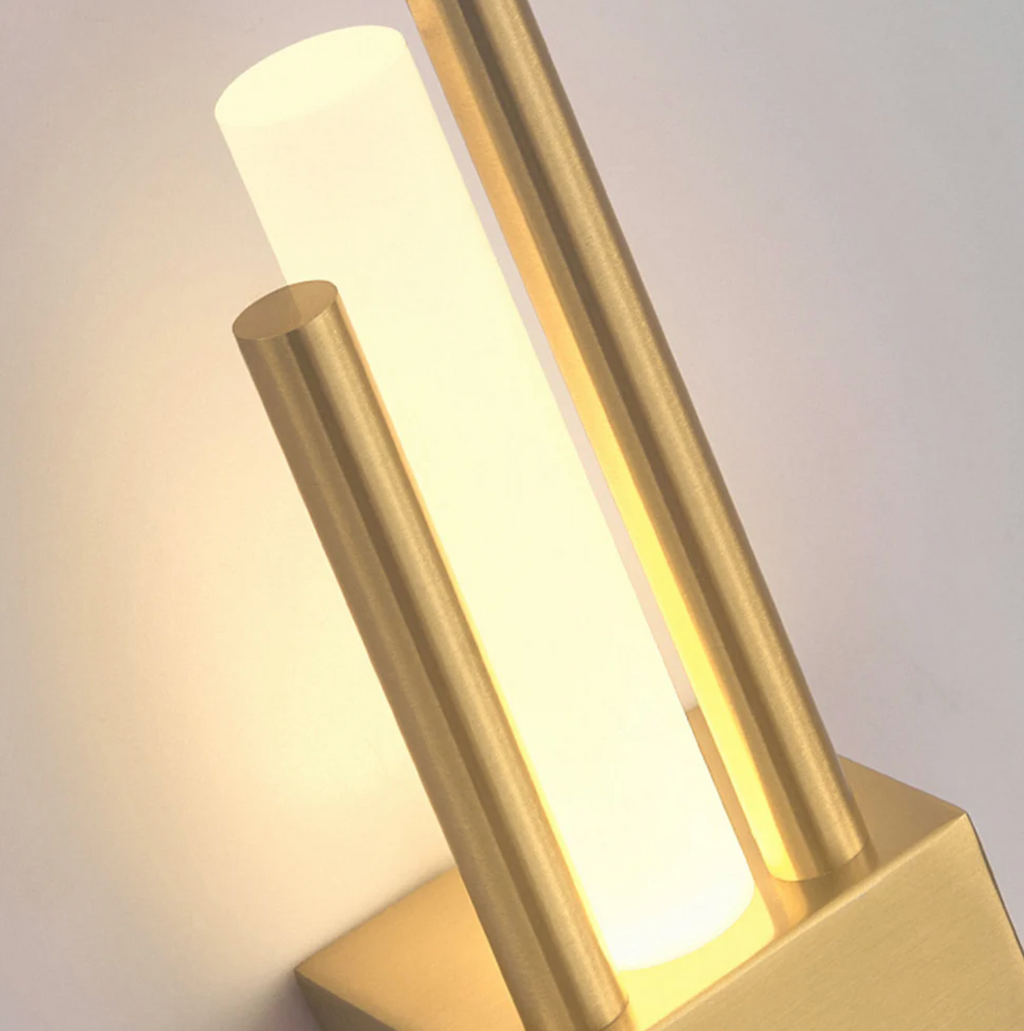 Elegant Black and Gold Wall Sconce Lighting Fixture