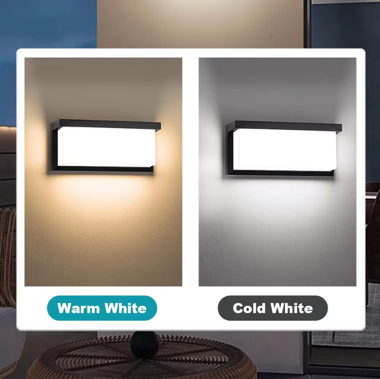 Modern Outdoor Wall Light - Waterproof LED Outdoor Wall Lantern for Garden & Porch