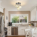 Elegant Crystal Semi Flush Ceiling Light for Bedroom & Living Room