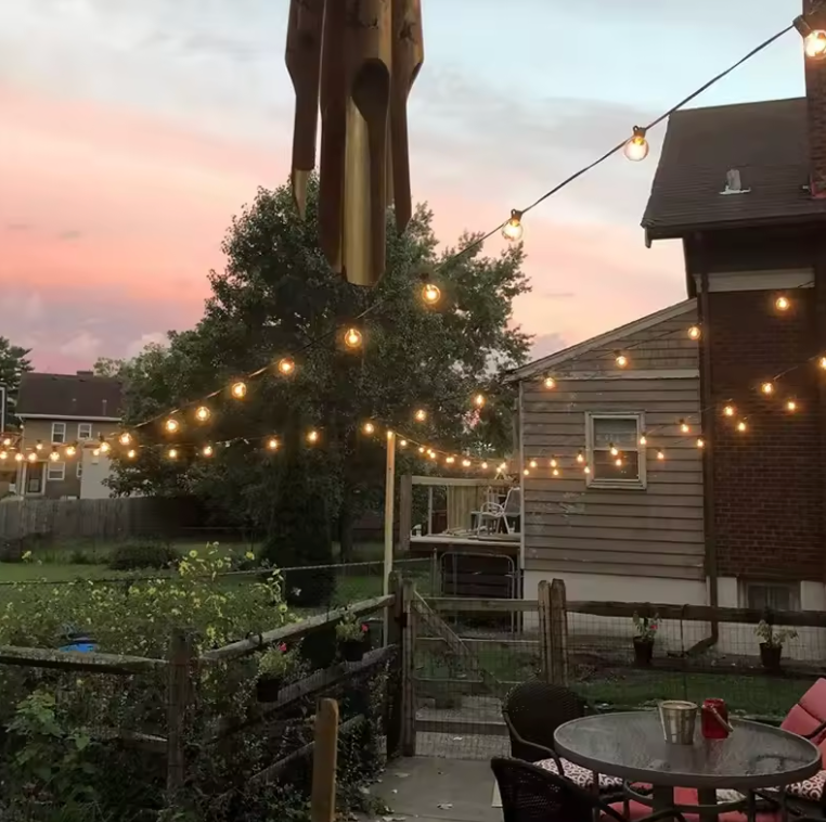 Outdoor Solar String Lights - LED Globe Patio Lights for Garden Decor