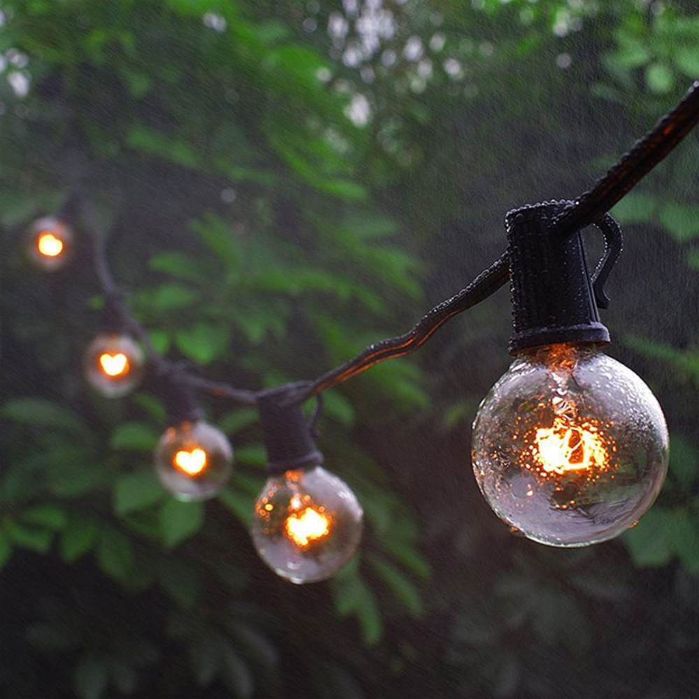 Outdoor Solar String Lights - LED Globe Patio Lights for Garden Decor