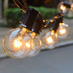 Outdoor Solar String Lights - LED Globe Patio Lights for Garden Decor