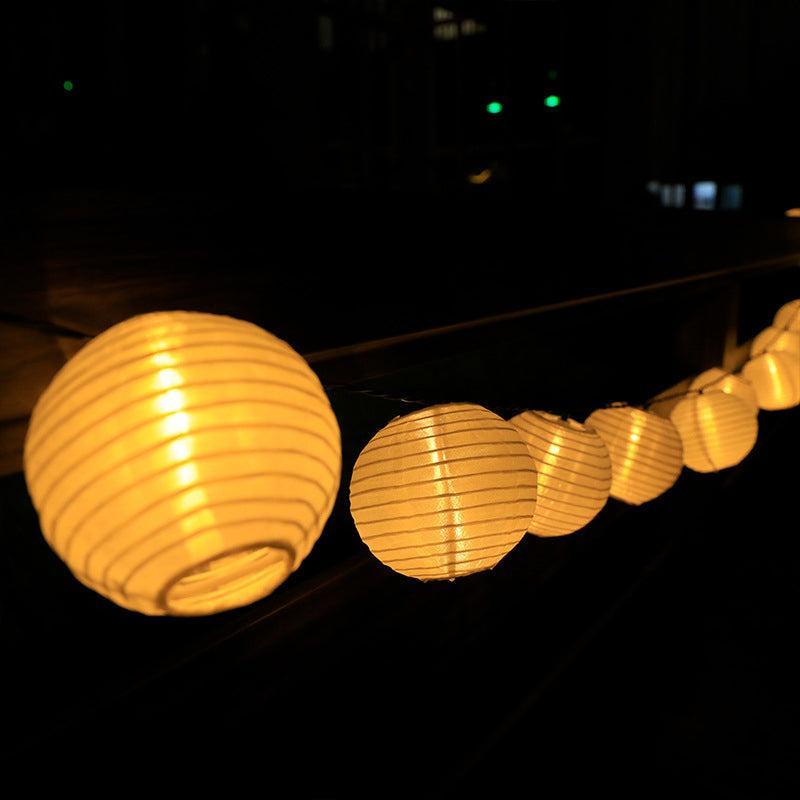 Solar Lantern String Lights | Waterproof Art Deco Patio Lights for Outdoor Decor