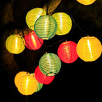 Solar Lantern String Lights | Waterproof Art Deco Patio Lights for Outdoor Decor