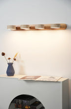 Travertine Duo Wood Wall Light