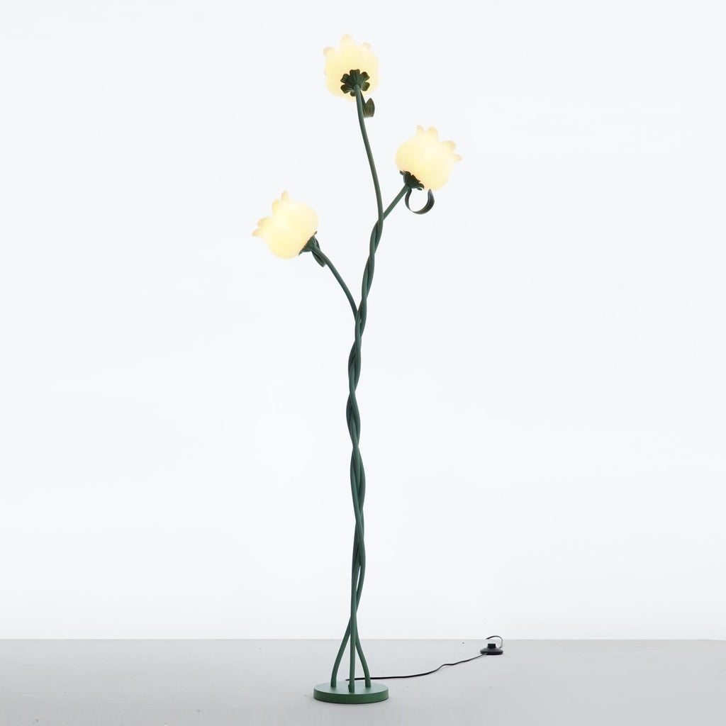 Twist Tulip - Modern Floor Lamp with Customizable Design for Living Room