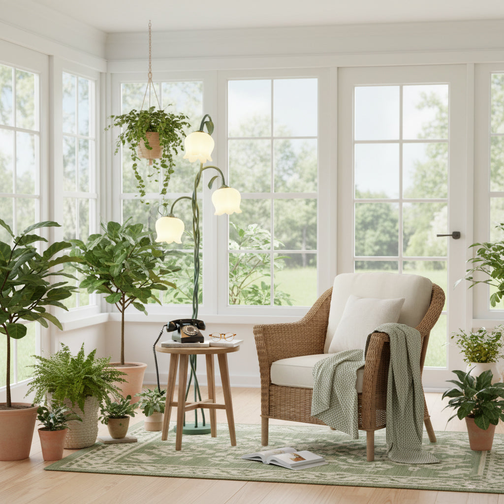 Twist Tulip - Modern Floor Lamp with Customizable Design for Living Room
