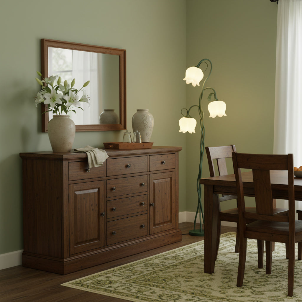 Twist Tulip - Modern Floor Lamp with Customizable Design for Living Room