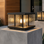 Modern Outdoor Pillar Light - Waterproof Aluminum Pillar Lamp for Pathways