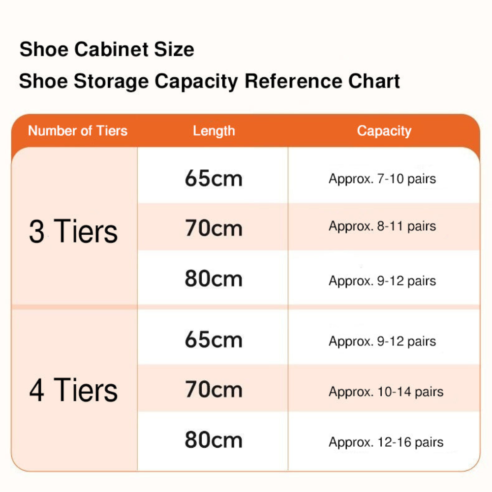 Modern Minimalist Shoe Storage Cabinet - Slim Steel Organizer with Drawers