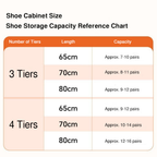 Modern Minimalist Shoe Storage Cabinet - Slim Steel Organizer with Drawers