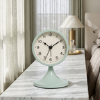 Classic Vintage Alarm Clock | Silent Quartz Movement with Backlight for Peaceful Sleep