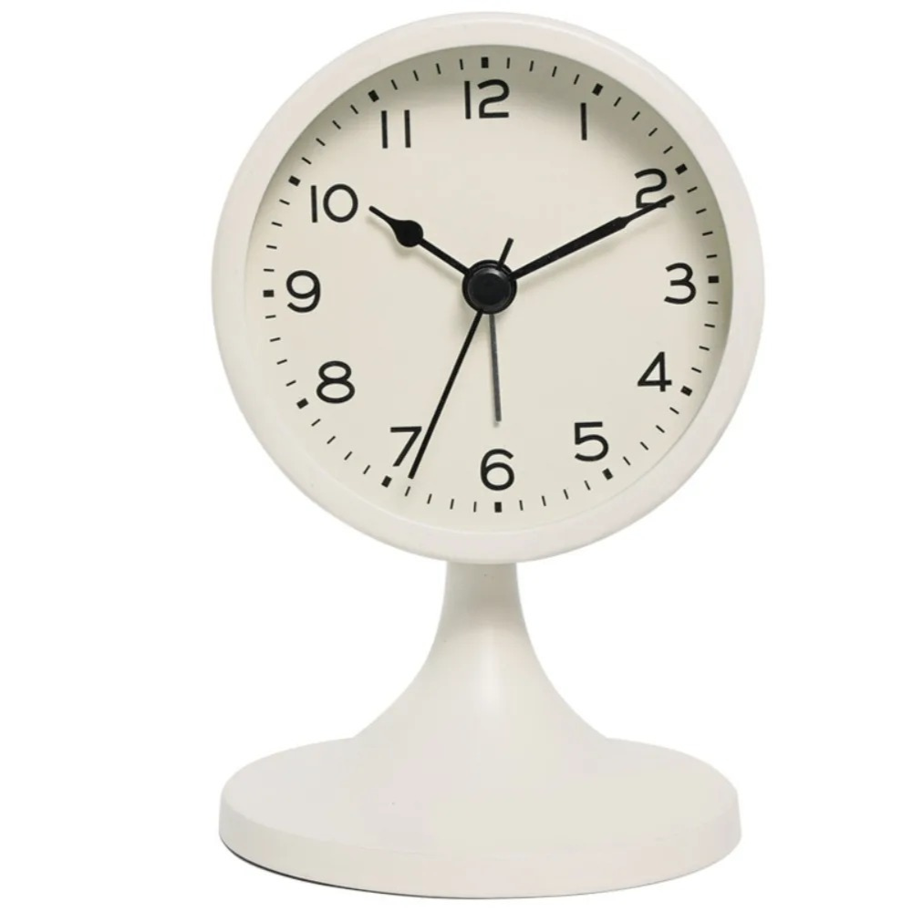 Classic Vintage Alarm Clock | Silent Quartz Movement with Backlight for Peaceful Sleep