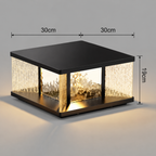 Modern Outdoor Pillar Light - Waterproof Aluminum Pillar Lamp for Pathways