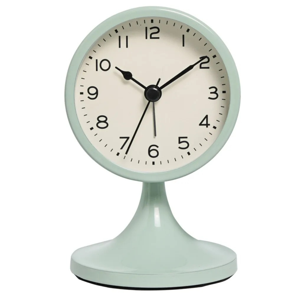 Classic Vintage Alarm Clock | Silent Quartz Movement with Backlight for Peaceful Sleep
