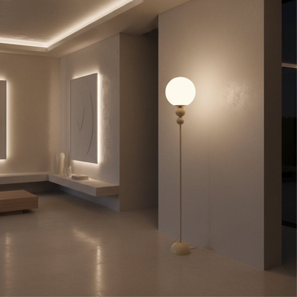 Clavora | Elegant Modern LED Floor Lamp for Living Room and Office