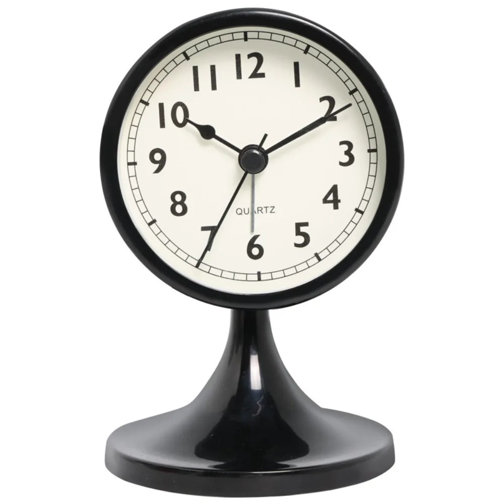 Classic Vintage Alarm Clock | Silent Quartz Movement with Backlight for Peaceful Sleep