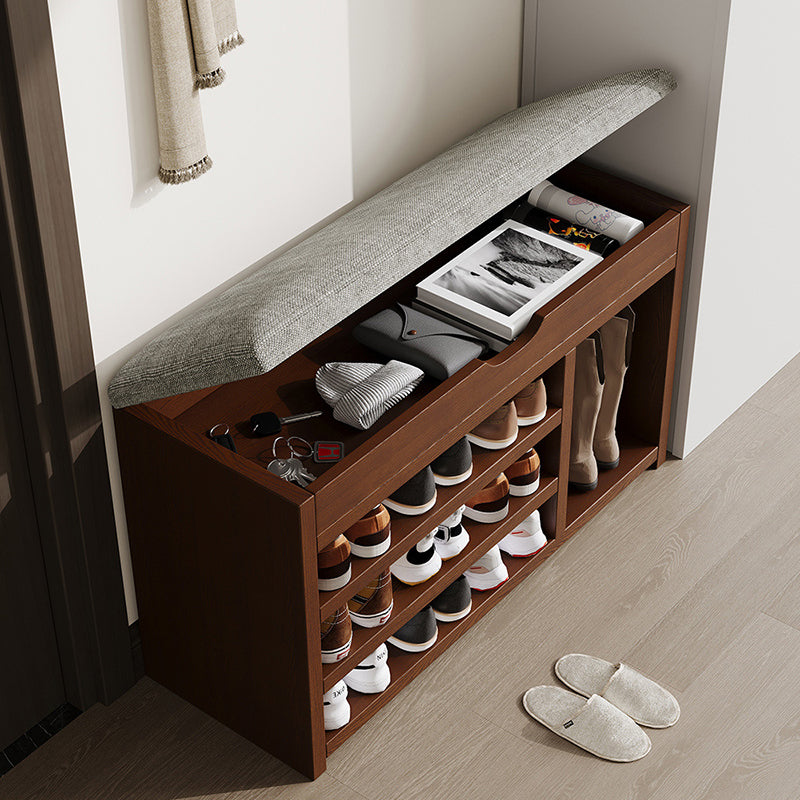 Vintage Solid Wood Shoe Rack Storage - 2/3 Tier Shoe Organizer for Entryway