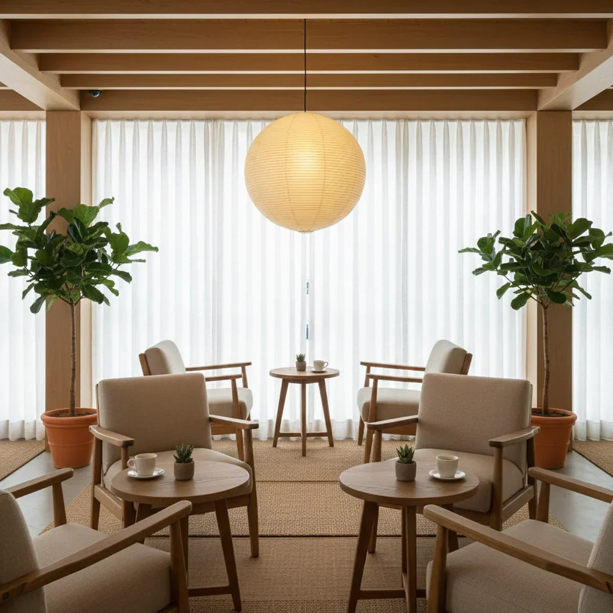Akari A Series Paper Pendant Light