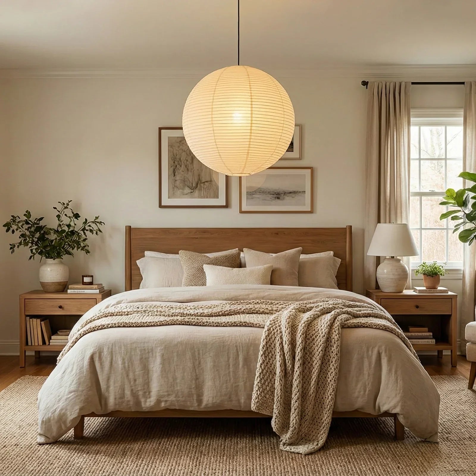 Akari A Series Paper Pendant Light