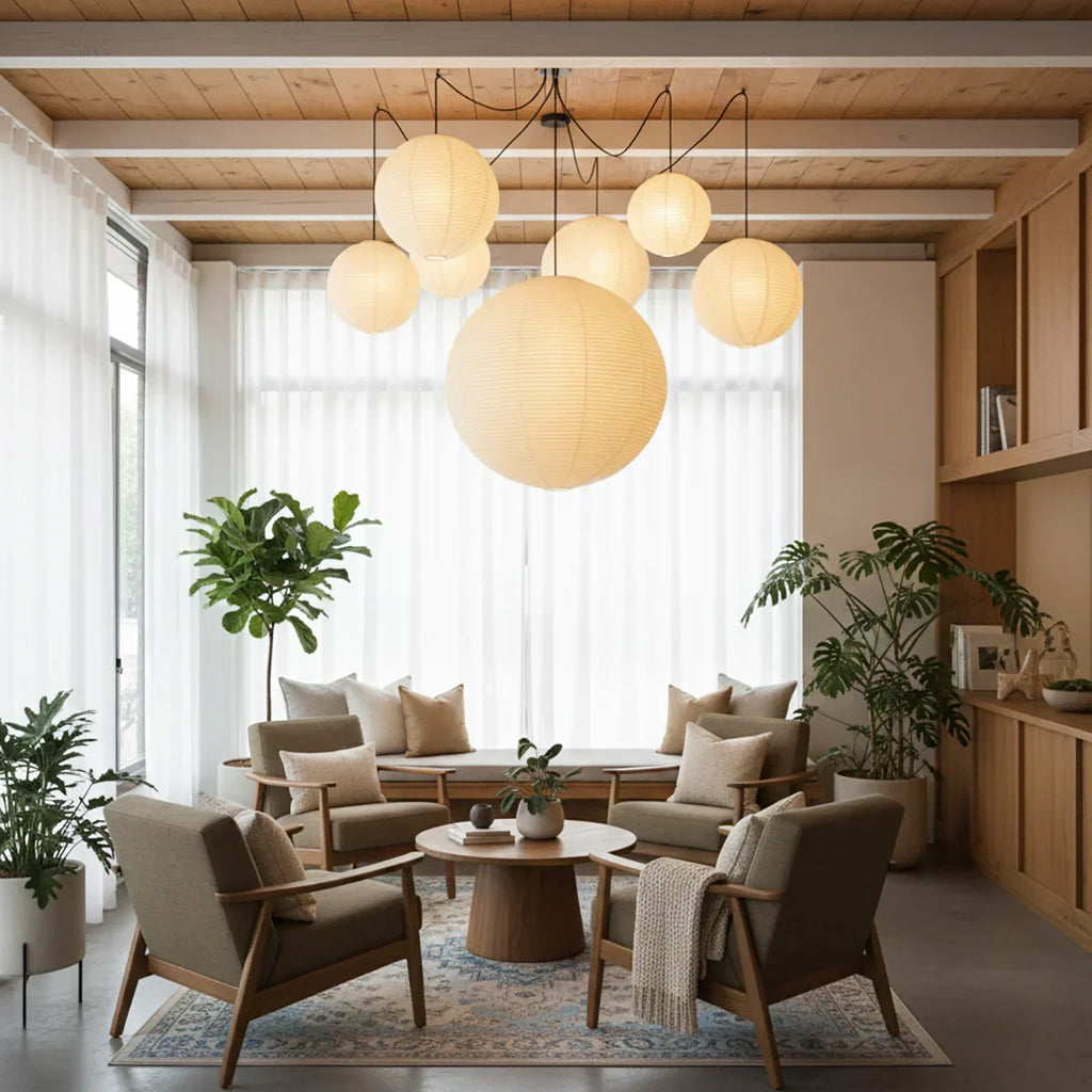Akari A Series Paper Pendant Light