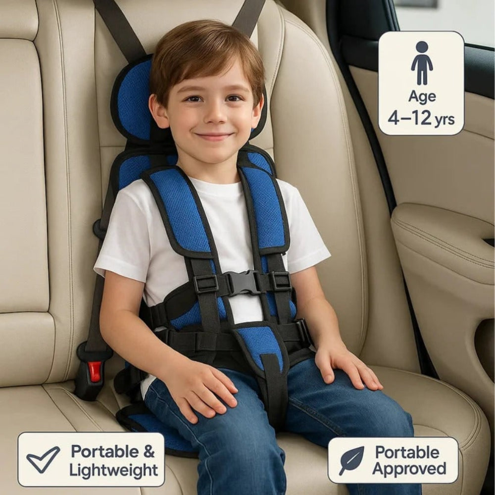 Car Seat Portable Child Travel Safety Harness Booster