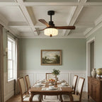 Modern Elira Flower Fabric Ceiling Fan Lights