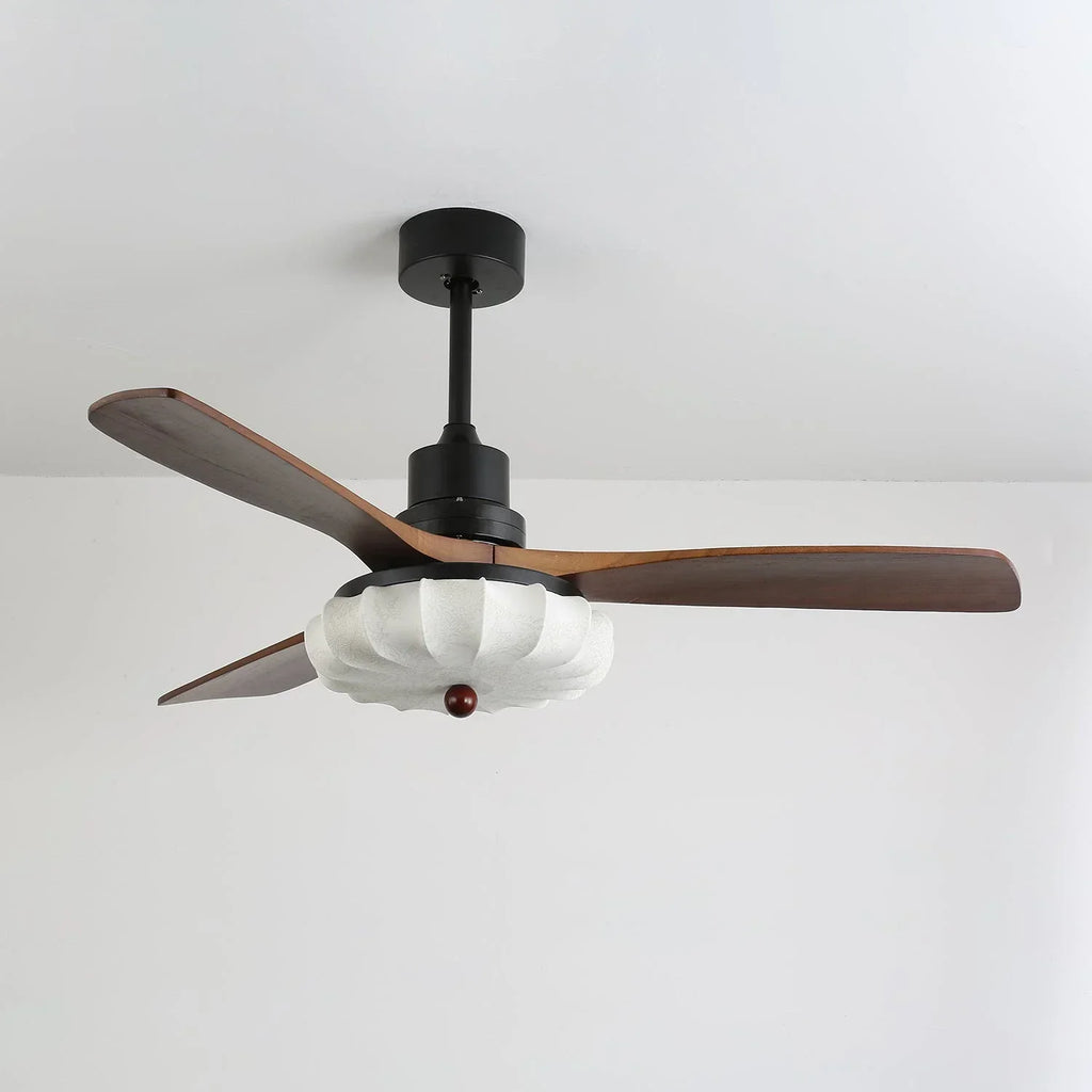 Modern Elira Flower Fabric Ceiling Fan Lights